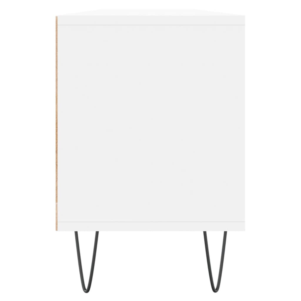 vidaXL Comodă TV, alb, 150x30x44,5 cm, lemn prelucrat vidaXL Comodă TV, alb, 150x30x44,5 cm, lemn prelucrat