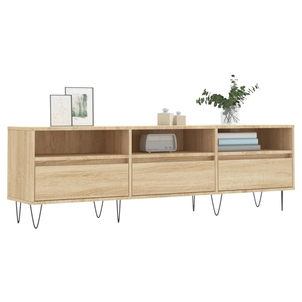 vidaXL Comodă TV, stejar sonoma, 150x30x44,5 cm, lemn prelucrat vidaXL Comodă TV, stejar sonoma, 150x30x44,5 cm, lemn prelucrat