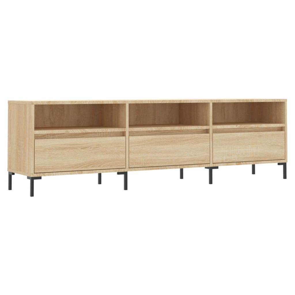 vidaXL Comodă TV, stejar sonoma, 150x30x44,5 cm, lemn prelucrat vidaXL Comodă TV, stejar sonoma, 150x30x44,5 cm, lemn prelucrat
