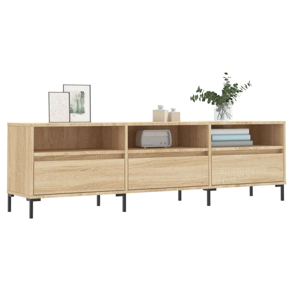 vidaXL Comodă TV, stejar sonoma, 150x30x44,5 cm, lemn prelucrat vidaXL Comodă TV, stejar sonoma, 150x30x44,5 cm, lemn prelucrat