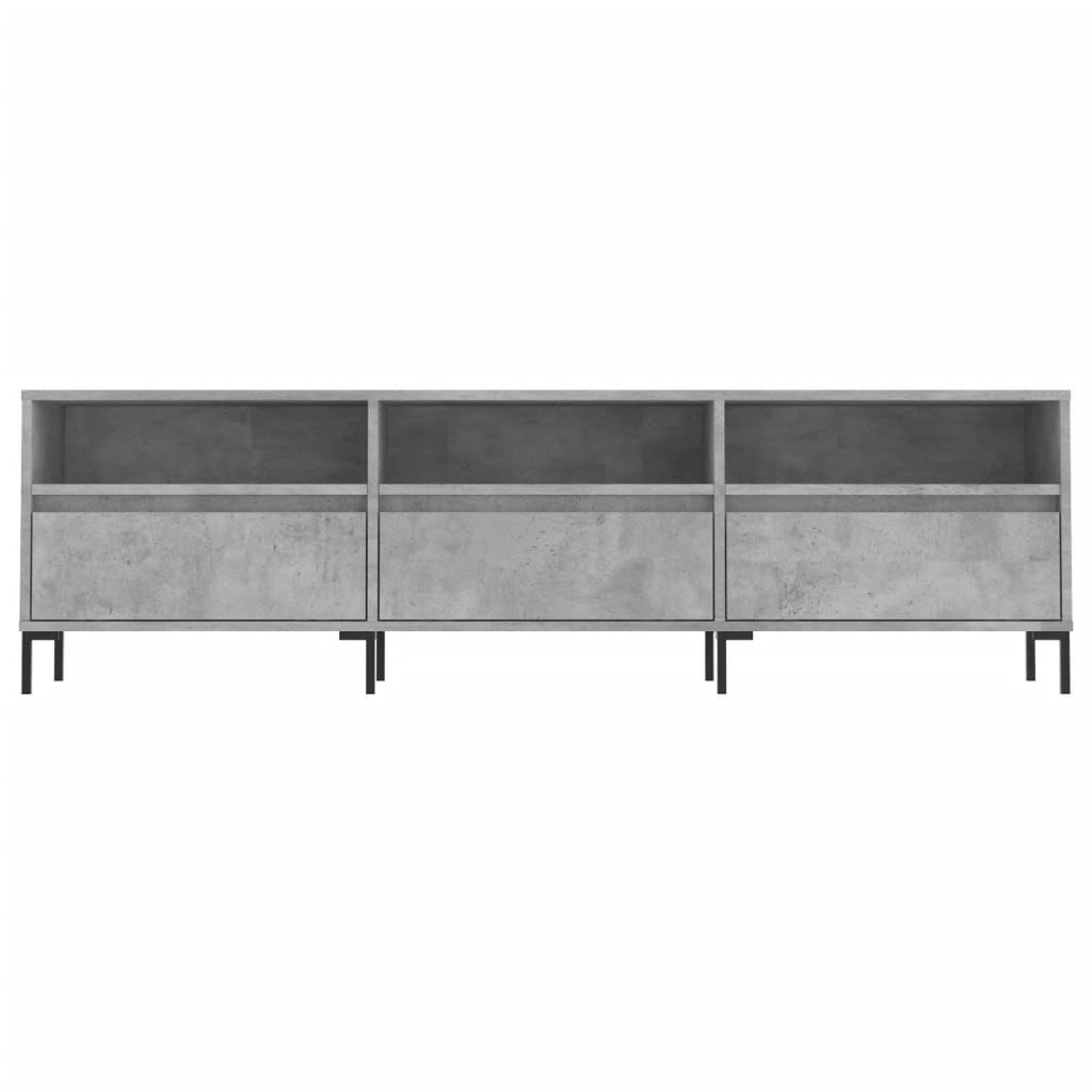 vidaXL Comodă TV, gri beton, 150x30x44,5 cm, lemn prelucrat vidaXL Comodă TV, gri beton, 150x30x44,5 cm, lemn prelucrat
