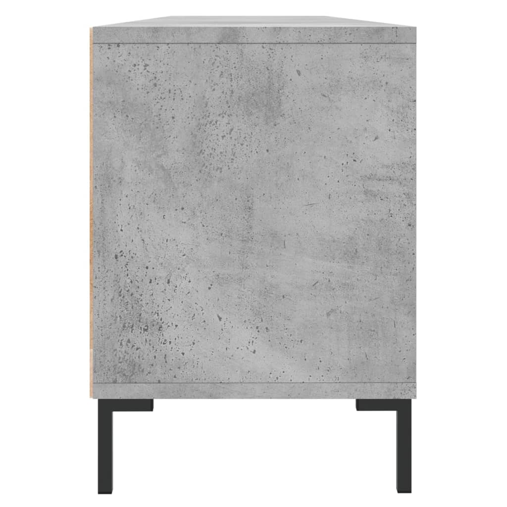 vidaXL Comodă TV, gri beton, 150x30x44,5 cm, lemn prelucrat vidaXL Comodă TV, gri beton, 150x30x44,5 cm, lemn prelucrat