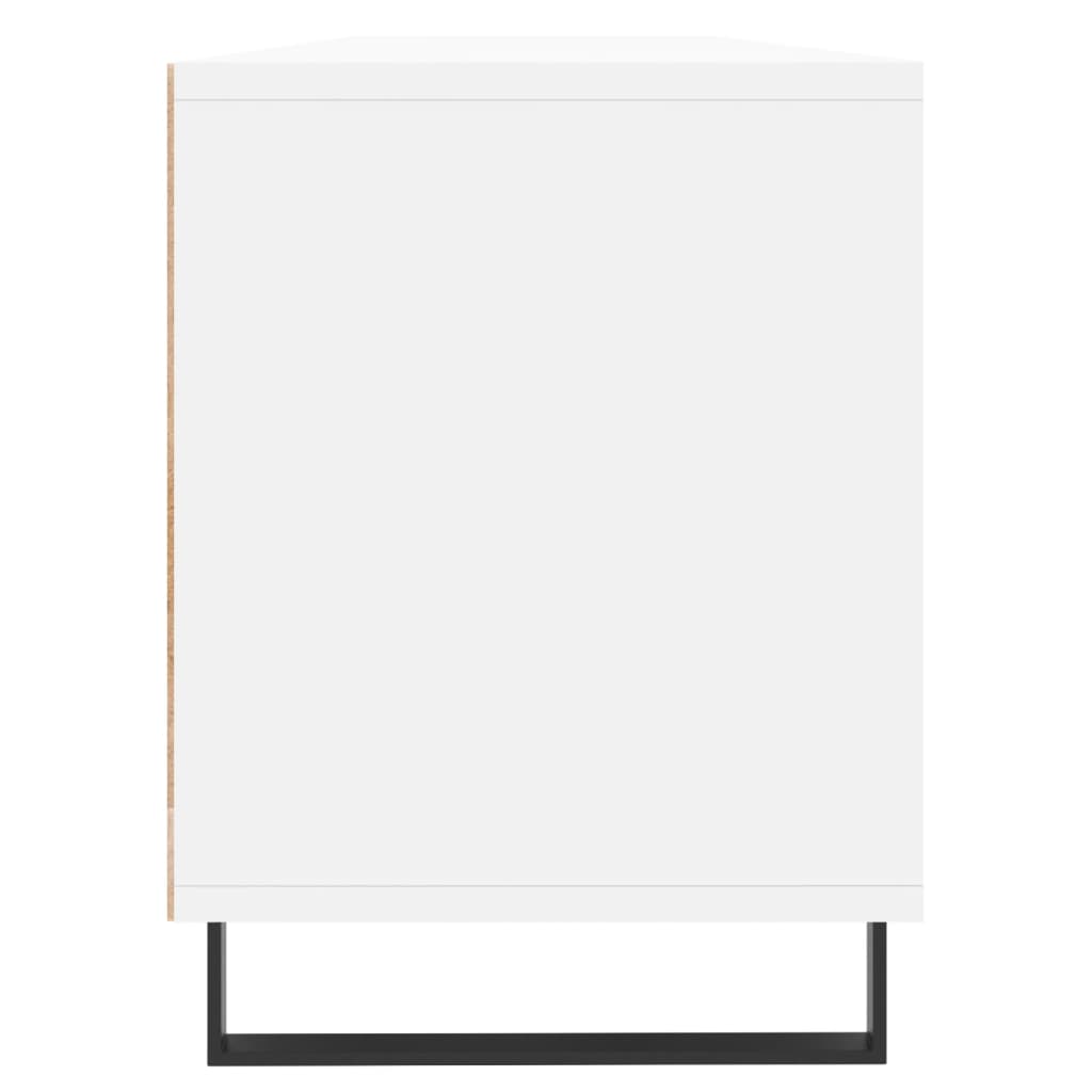 vidaXL Comodă TV, alb, 150x30x44,5 cm, lemn prelucrat vidaXL Comodă TV, alb, 150x30x44,5 cm, lemn prelucrat