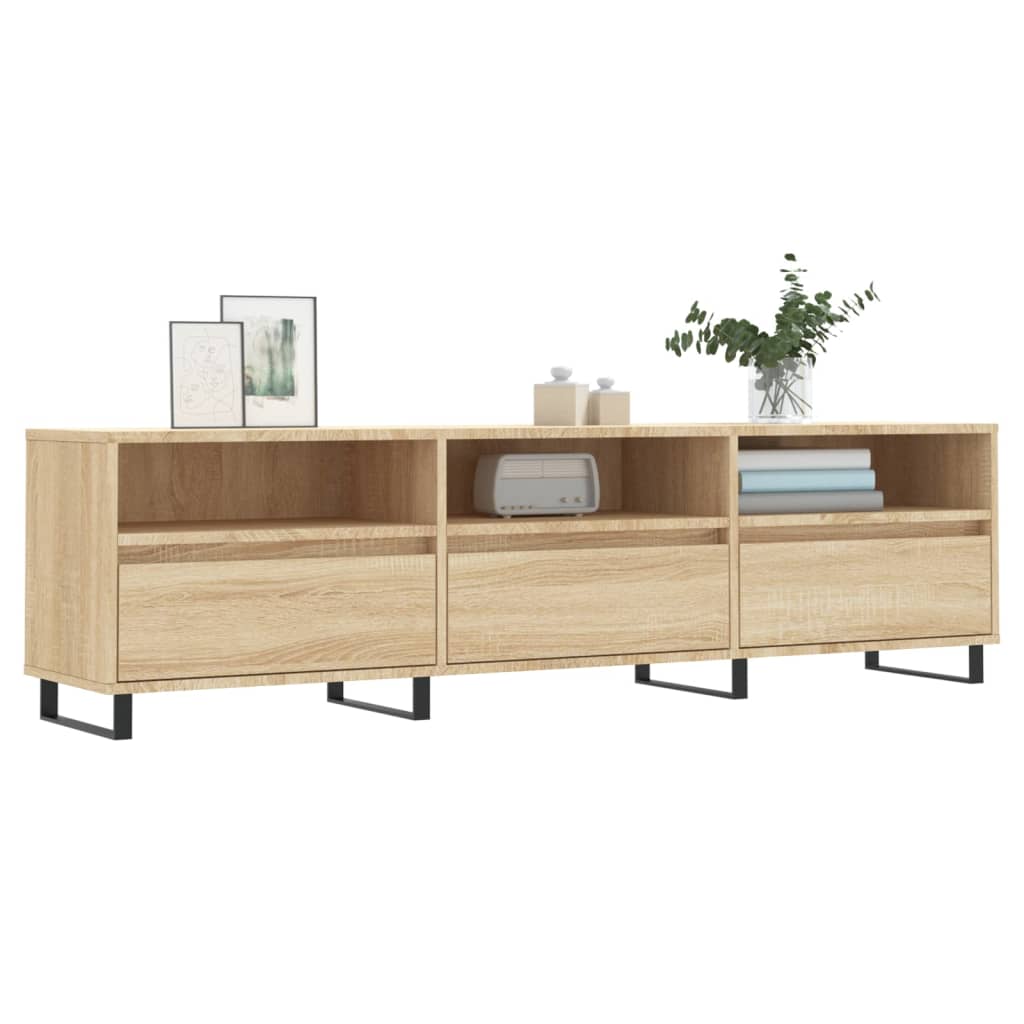 vidaXL Comodă TV, stejar sonoma, 150x30x44,5 cm, lemn prelucrat vidaXL Comodă TV, stejar sonoma, 150x30x44,5 cm, lemn prelucrat
