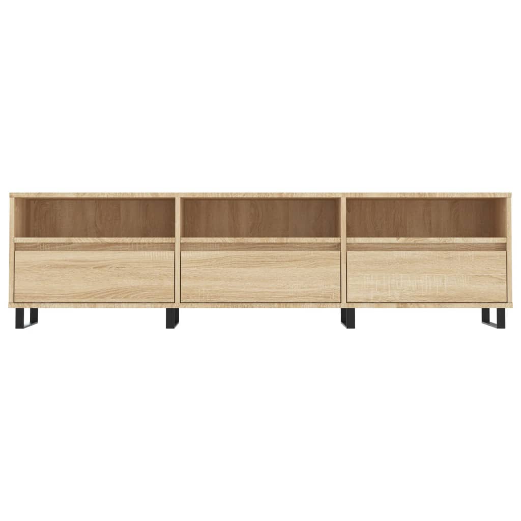 vidaXL Comodă TV, stejar sonoma, 150x30x44,5 cm, lemn prelucrat vidaXL Comodă TV, stejar sonoma, 150x30x44,5 cm, lemn prelucrat