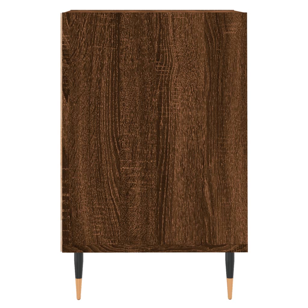 vidaXL Comodă TV, stejar maro, 100x35x55 cm, lemn prelucrat
