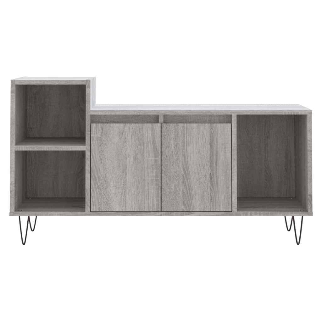 vidaXL Comodă TV, gri sonoma, 100x35x55 cm, lemn prelucrat vidaXL Comodă TV, gri sonoma, 100x35x55 cm, lemn prelucrat
