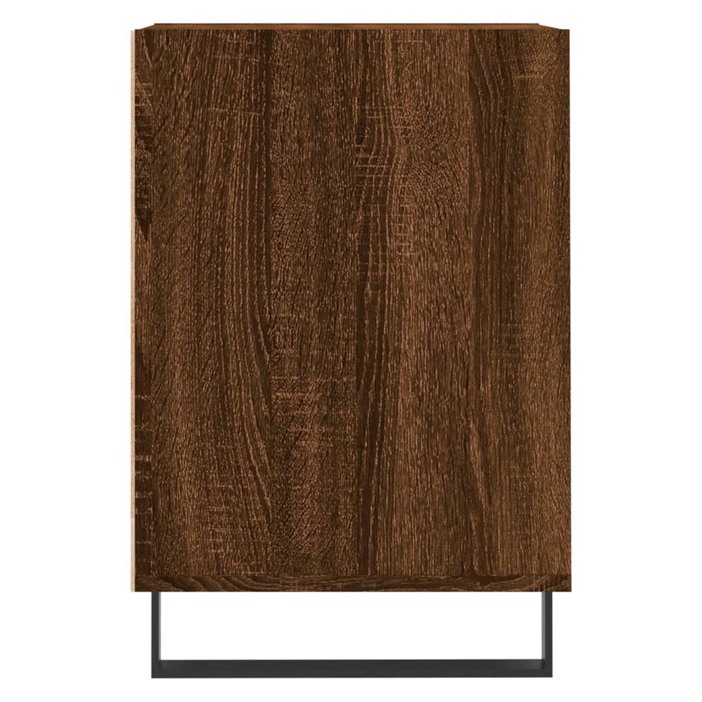 vidaXL Comodă TV, stejar maro, 100x35x55 cm, lemn prelucrat