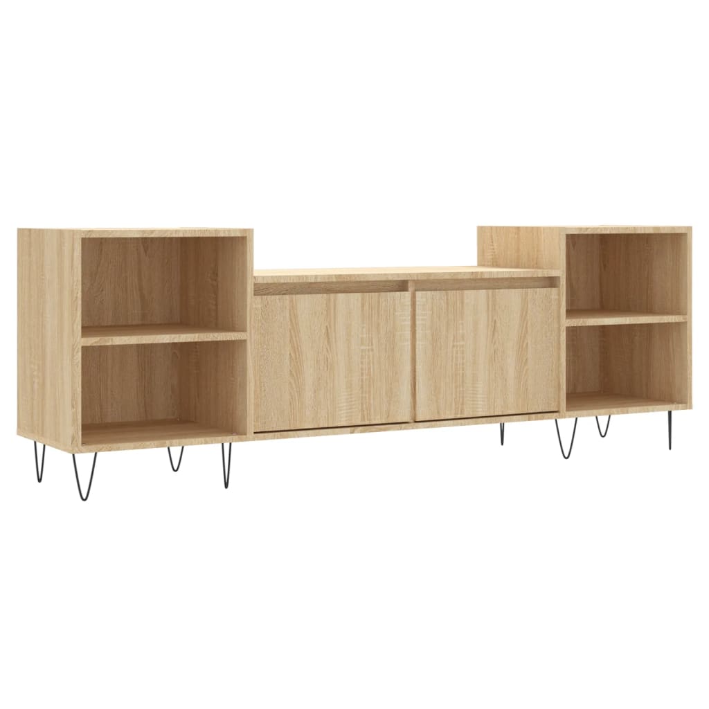 vidaXL Comodă TV, stejar sonoma, 160x35x55 cm, lemn prelucrat vidaXL Comodă TV, stejar sonoma, 160x35x55 cm, lemn prelucrat