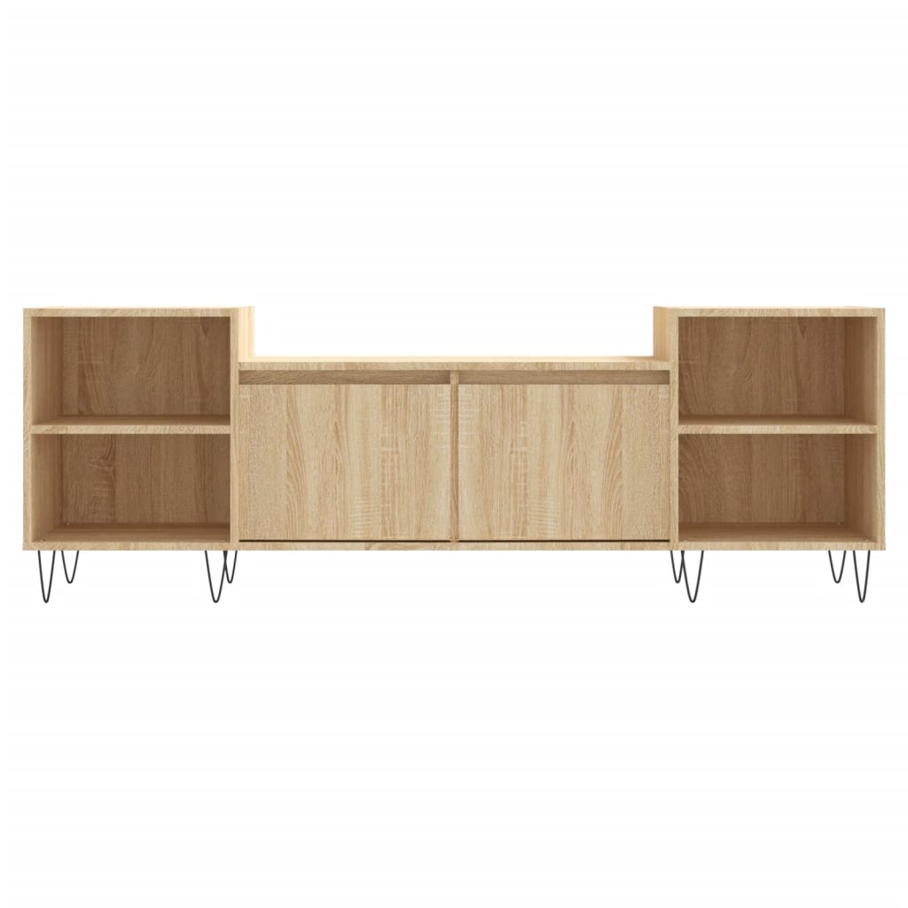 vidaXL Comodă TV, stejar sonoma, 160x35x55 cm, lemn prelucrat vidaXL Comodă TV, stejar sonoma, 160x35x55 cm, lemn prelucrat