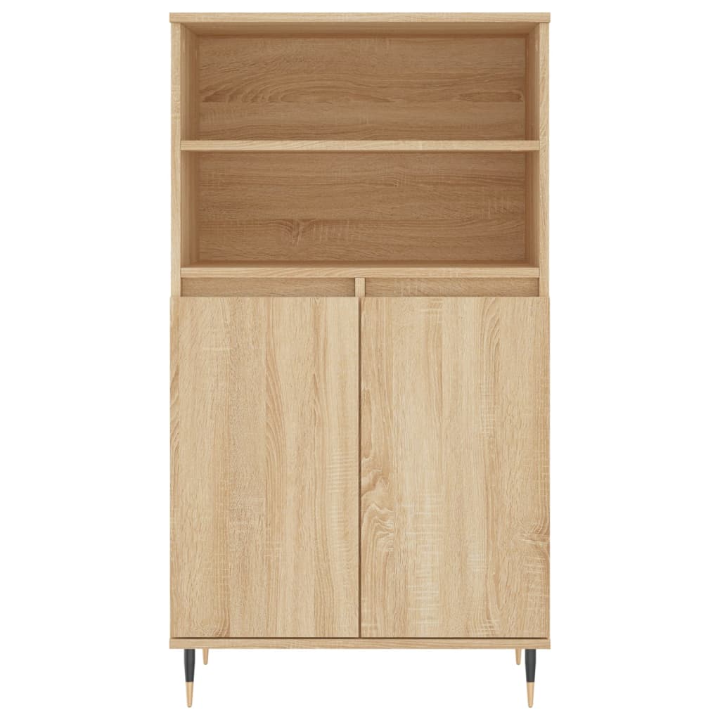 vidaXL Dulap înalt, stejar sonoma, 60x36x110 cm, lemn prelucrat