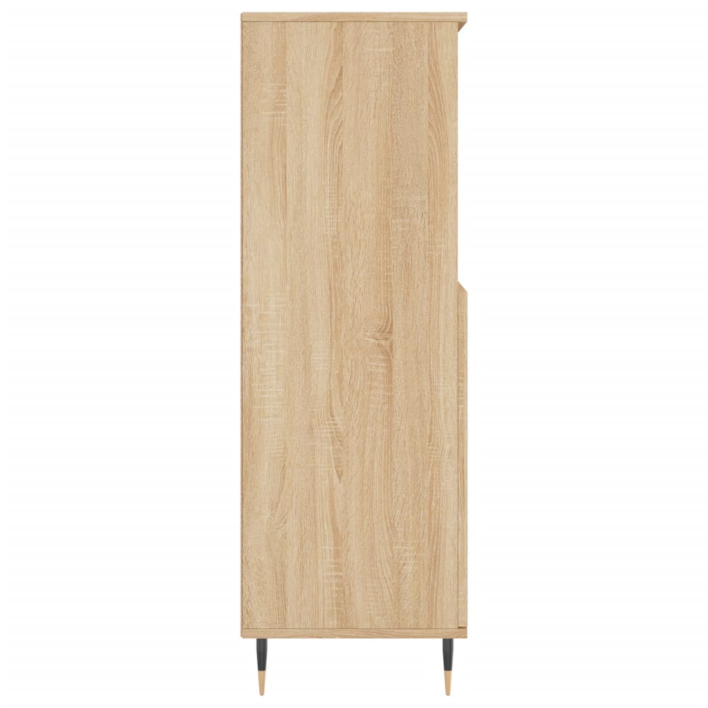 vidaXL Dulap înalt, stejar sonoma, 60x36x110 cm, lemn prelucrat