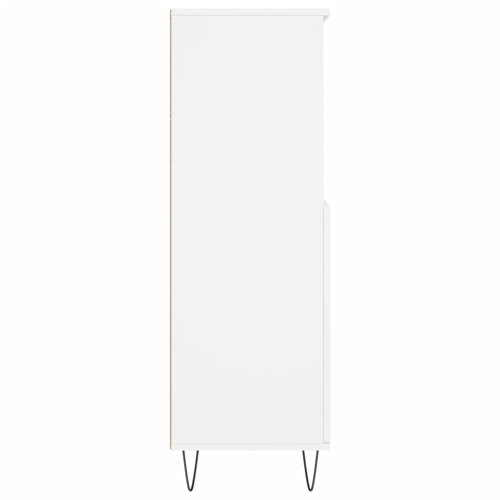 vidaXL Bufet înalt, alb, 60x36x110 cm, lemn prelucrat vidaXL Bufet înalt, alb, 60x36x110 cm, lemn prelucrat