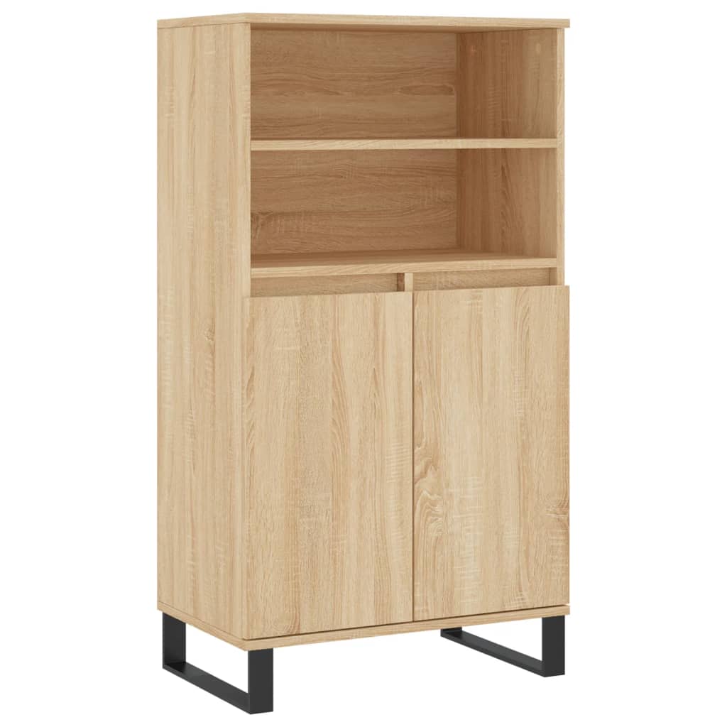 vidaXL Dulap înalt, stejar sonoma, 60x36x110 cm, lemn prelucrat