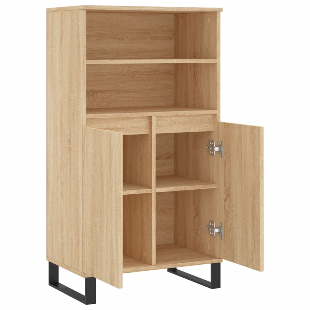 vidaXL Dulap înalt, stejar sonoma, 60x36x110 cm, lemn prelucrat