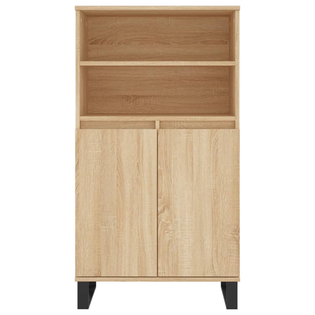 vidaXL Dulap înalt, stejar sonoma, 60x36x110 cm, lemn prelucrat