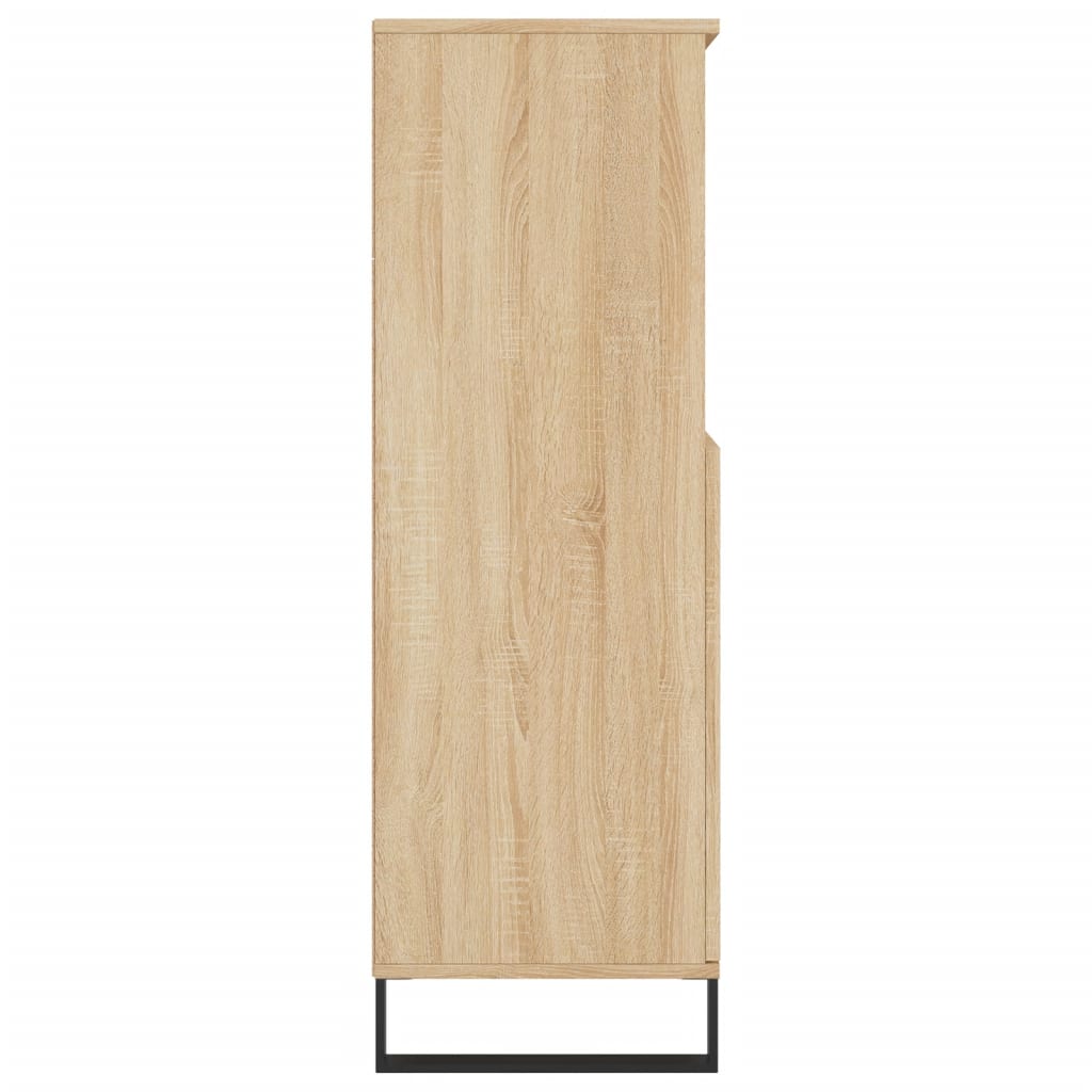 vidaXL Dulap înalt, stejar sonoma, 60x36x110 cm, lemn prelucrat