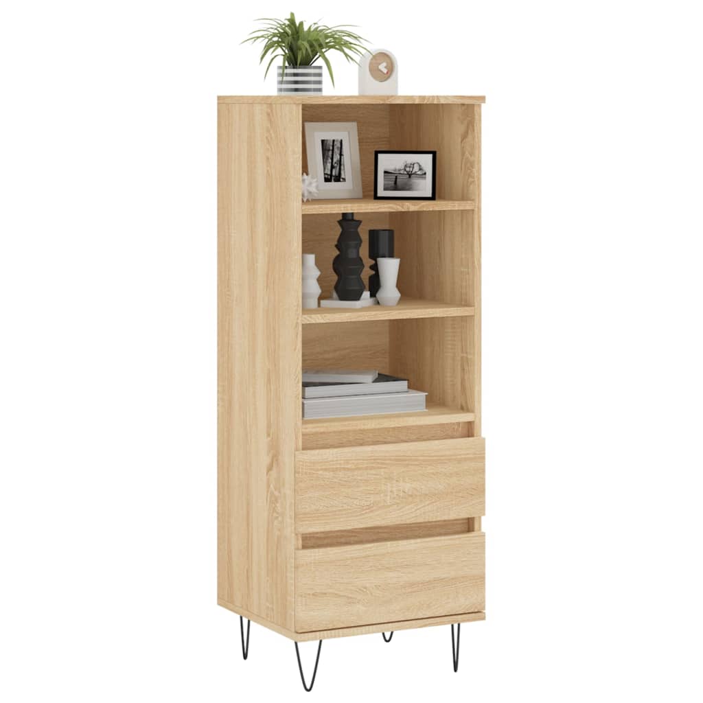 vidaXL Dulap înalt, stejar sonoma, 40x36x110 cm, lemn compozit vidaXL Dulap înalt, stejar sonoma, 40x36x110 cm, lemn compozit