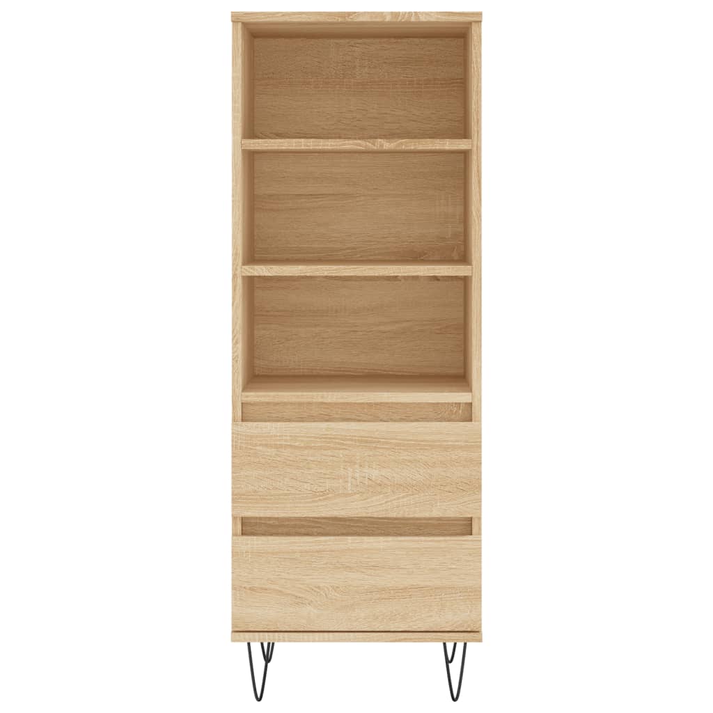 vidaXL Dulap înalt, stejar sonoma, 40x36x110 cm, lemn compozit vidaXL Dulap înalt, stejar sonoma, 40x36x110 cm, lemn compozit