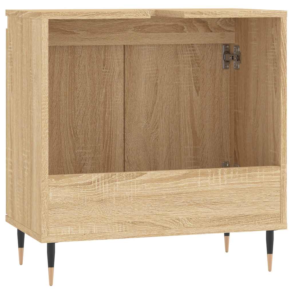 vidaXL Dulap de baie, stejar sonoma, 58x33x60 cm, lemn prelucrat vidaXL Dulap de baie, stejar sonoma, 58x33x60 cm, lemn prelucrat