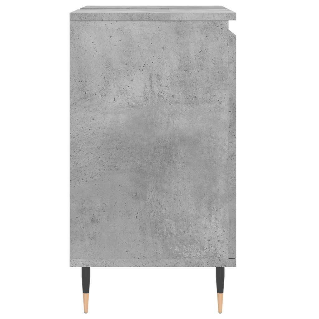 vidaXL Dulap de baie, gri beton, 58x33x60 cm, lemn prelucrat