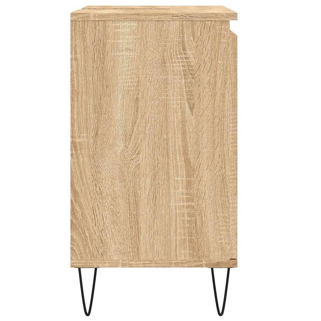 vidaXL Dulap de baie, stejar sonoma, 58x33x60 cm, lemn prelucrat vidaXL Dulap de baie, stejar sonoma, 58x33x60 cm, lemn prelucrat