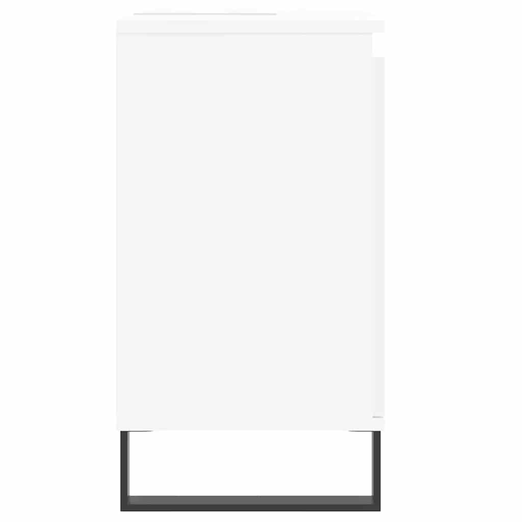 vidaXL Dulap de chiuvetă, alb, 58x33x60 cm, lemn prelucrat vidaXL Dulap de chiuvetă, alb, 58x33x60 cm, lemn prelucrat