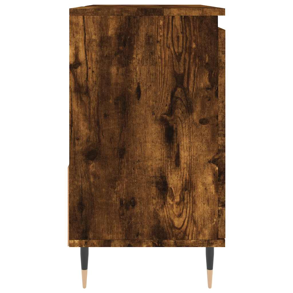 vidaXL Dulap de baie, stejar afumat, 65x33x60 cm, lemn prelucrat vidaXL Dulap de baie, stejar afumat, 65x33x60 cm, lemn prelucrat