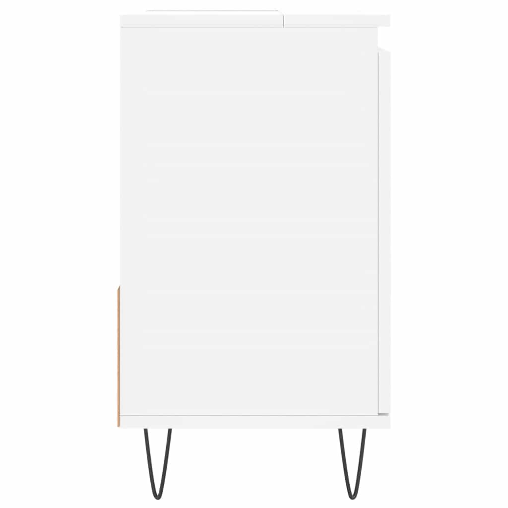 vidaXL Dulap de baie, alb, 65x33x60 cm, lemn prelucrat
