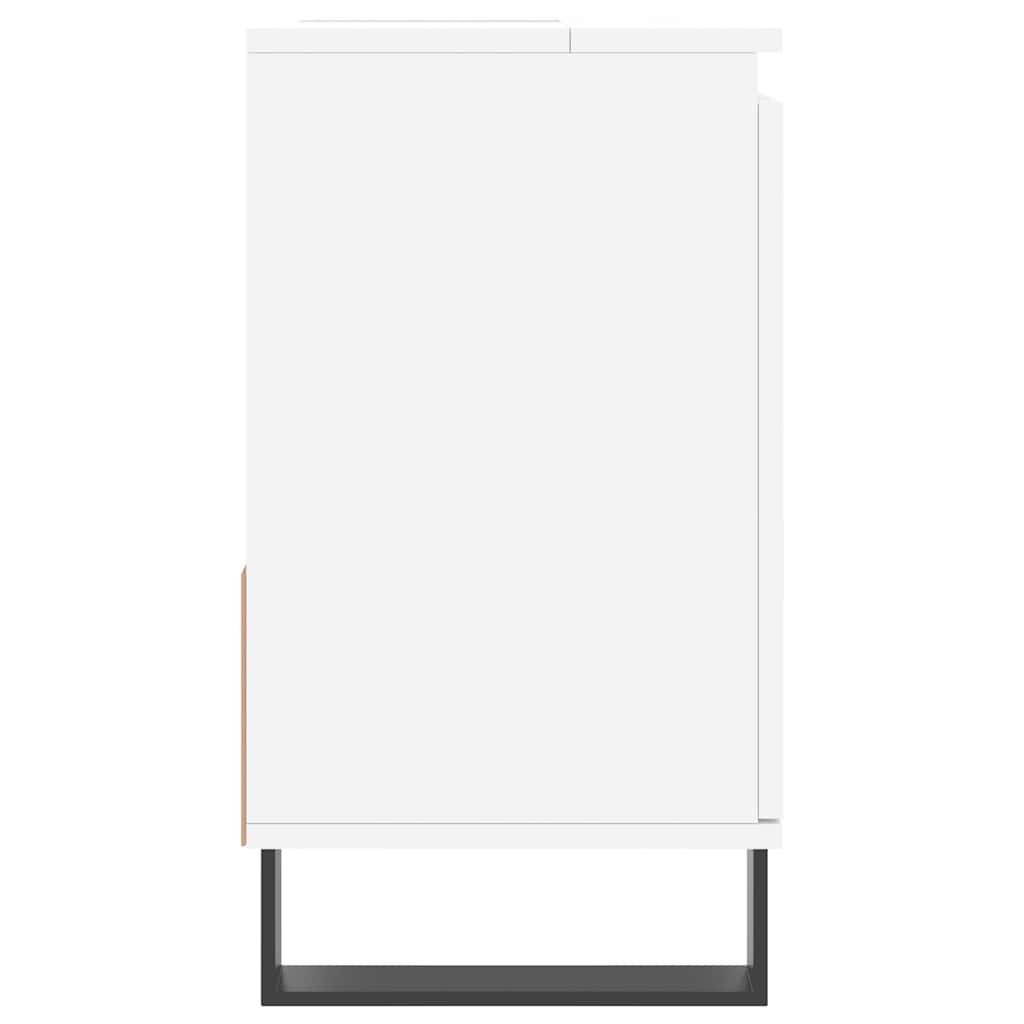 vidaXL Dulap de baie, alb, 65x33x60 cm, lemn prelucrat vidaXL Dulap de baie, alb, 65x33x60 cm, lemn prelucrat