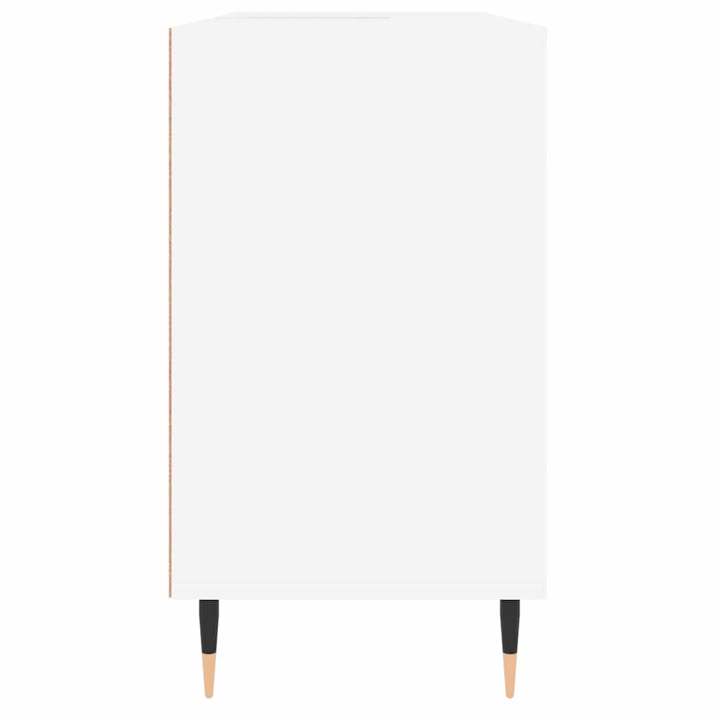 vidaXL Dulap pentru baie, alb, 80x33x60 cm, lemn compozit vidaXL Dulap pentru baie, alb, 80x33x60 cm, lemn compozit