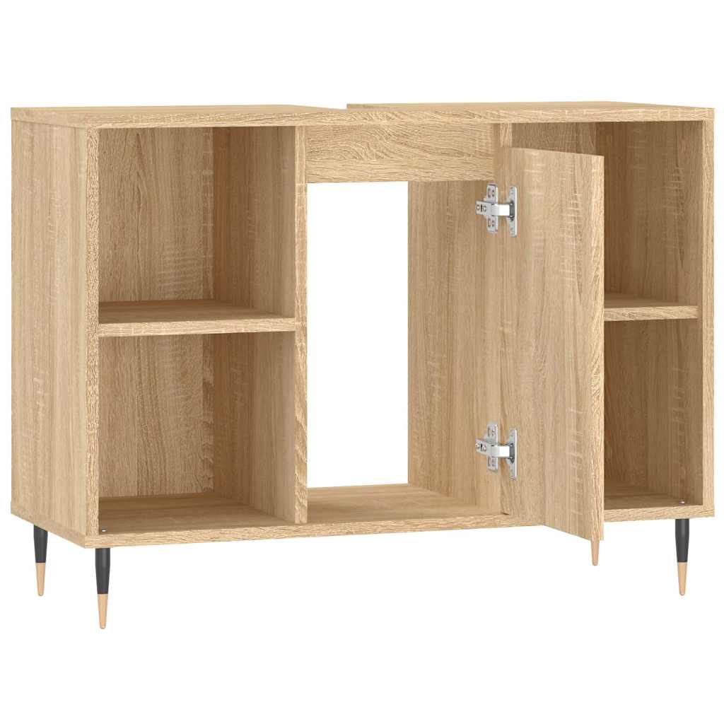 vidaXL Dulap pentru baie, stejar sonoma, 80x33x60 cm, lemn compozit vidaXL Dulap pentru baie, stejar sonoma, 80x33x60 cm, lemn compozit