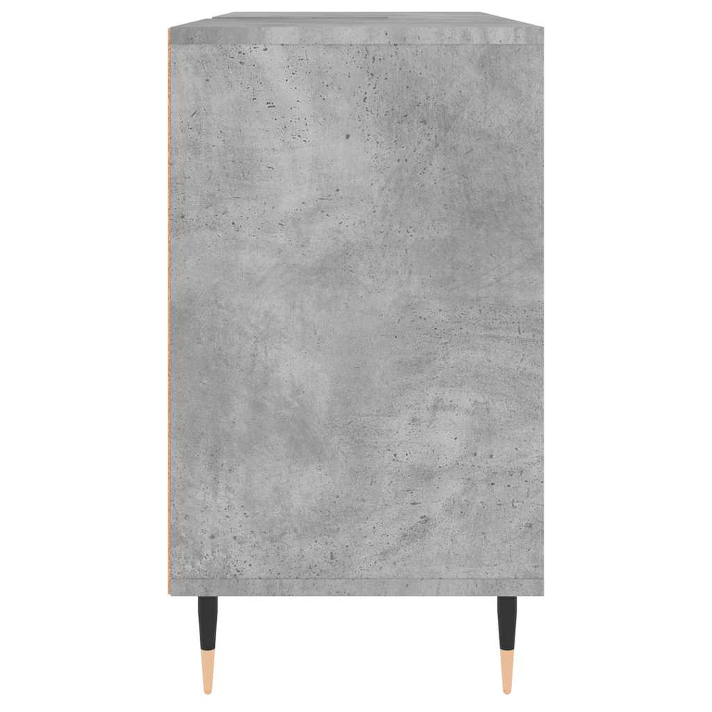 vidaXL Dulap pentru baie, gri beton, 80x33x60 cm, lemn compozit vidaXL Dulap pentru baie, gri beton, 80x33x60 cm, lemn compozit