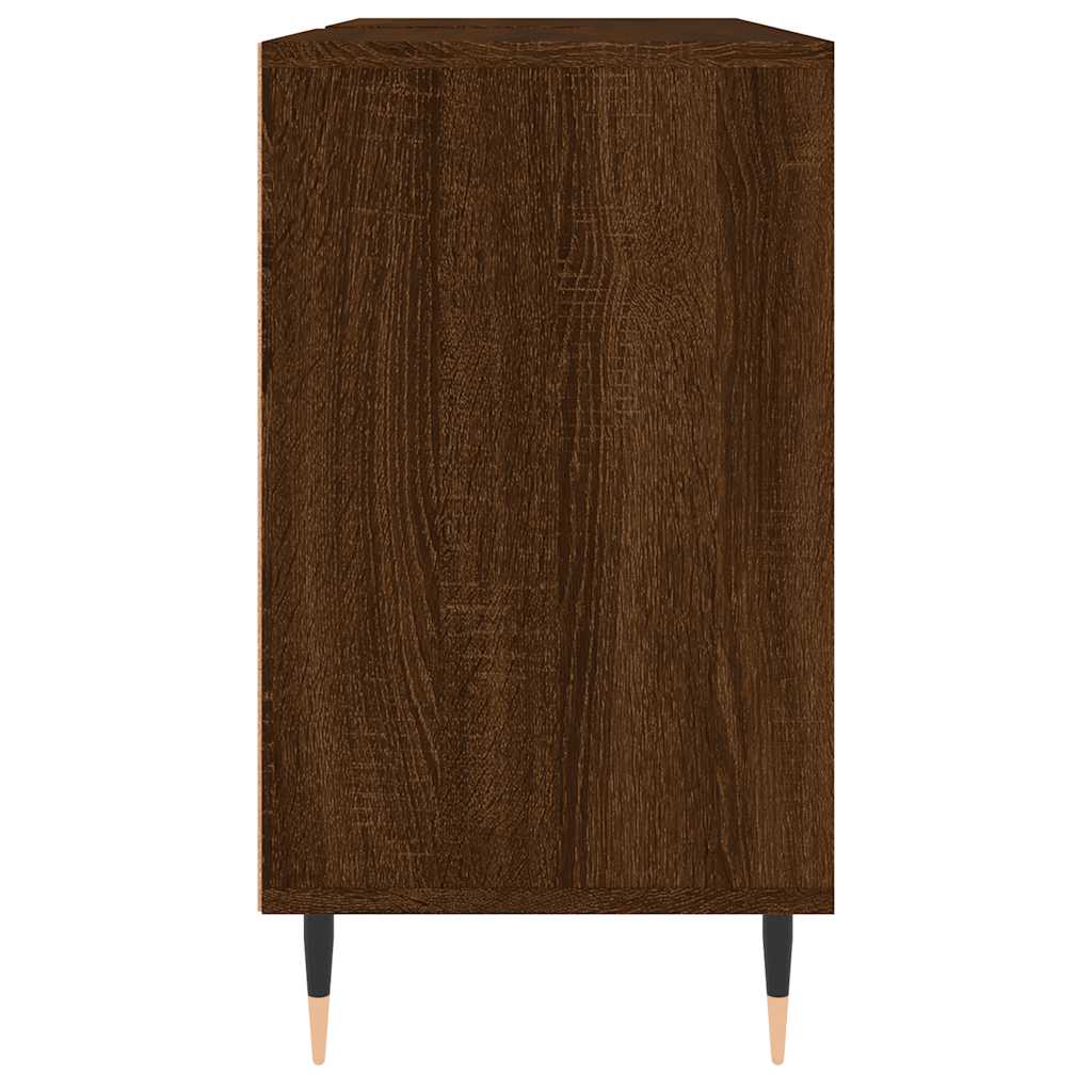 vidaXL Dulap pentru baie, stejar maro, 80x33x60 cm, lemn compozit vidaXL Dulap pentru baie, stejar maro, 80x33x60 cm, lemn compozit