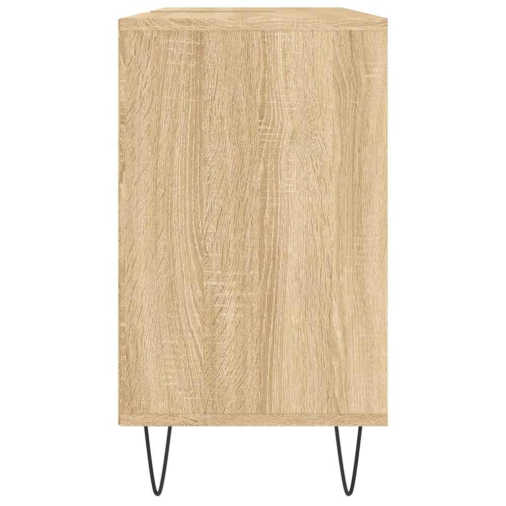 vidaXL Dulap pentru baie, stejar sonoma, 80x33x60 cm, lemn compozit vidaXL Dulap pentru baie, stejar sonoma, 80x33x60 cm, lemn compozit