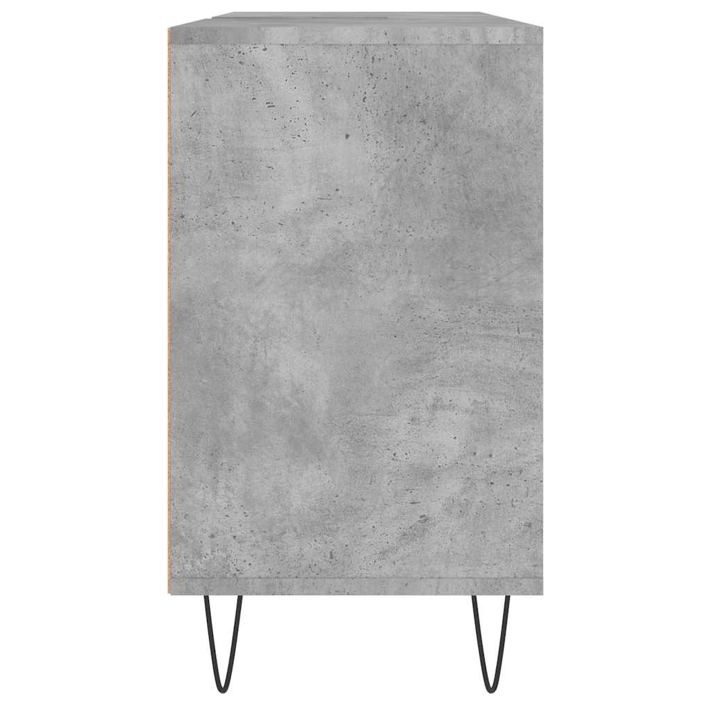 vidaXL Dulap pentru baie, gri beton, 80x33x60 cm, lemn compozit vidaXL Dulap pentru baie, gri beton, 80x33x60 cm, lemn compozit