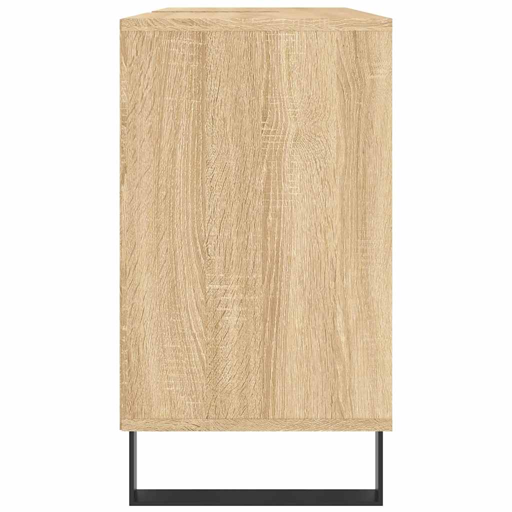 vidaXL Dulap pentru baie, stejar sonoma, 80x33x60 cm, lemn compozit vidaXL Dulap pentru baie, stejar sonoma, 80x33x60 cm, lemn compozit