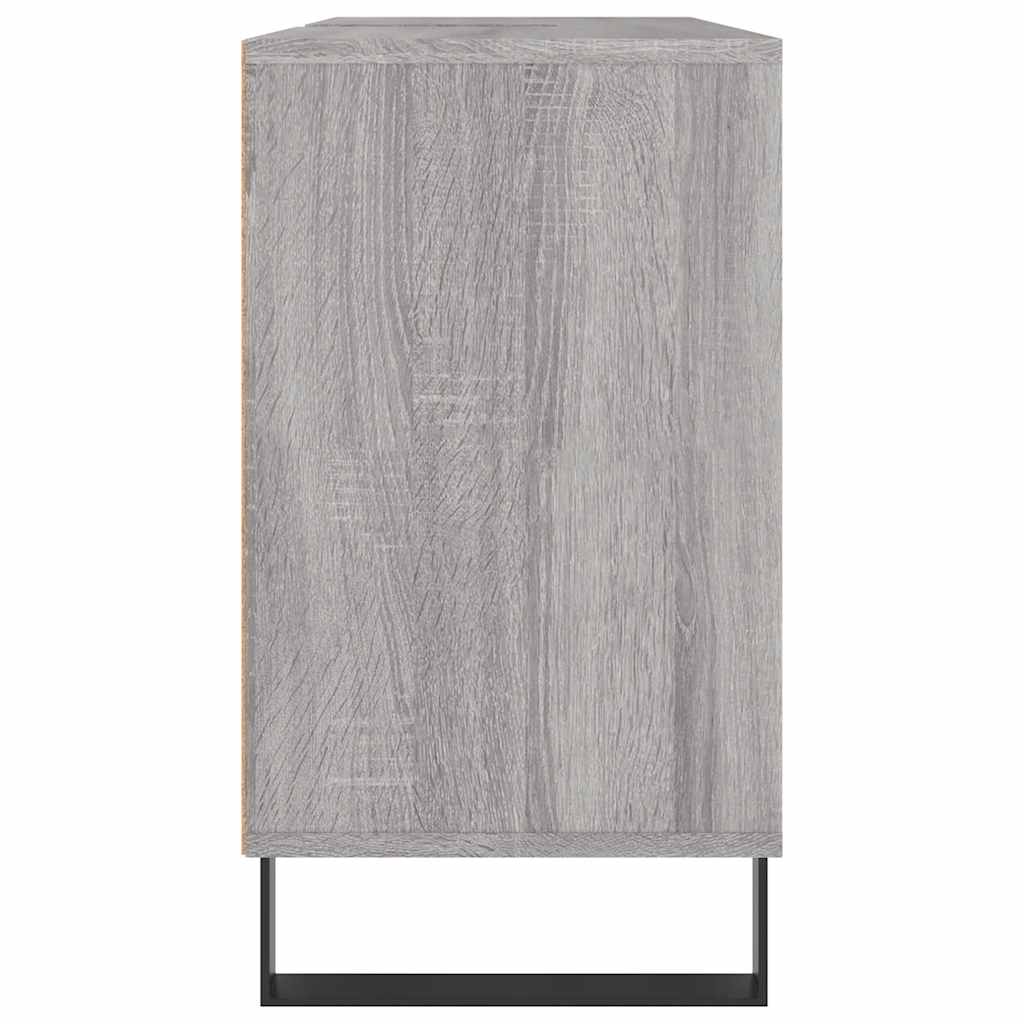 vidaXL Dulap pentru baie, gri sonoma, 80x33x60 cm, lemn compozit vidaXL Dulap pentru baie, gri sonoma, 80x33x60 cm, lemn compozit