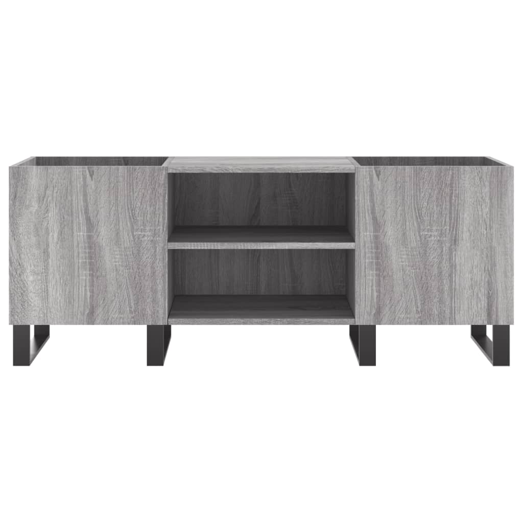 vidaXL Dulap pentru discuri gri sonoma, 121x38x48 cm, lemn prelucrat vidaXL Dulap pentru discuri gri sonoma, 121x38x48 cm, lemn prelucrat