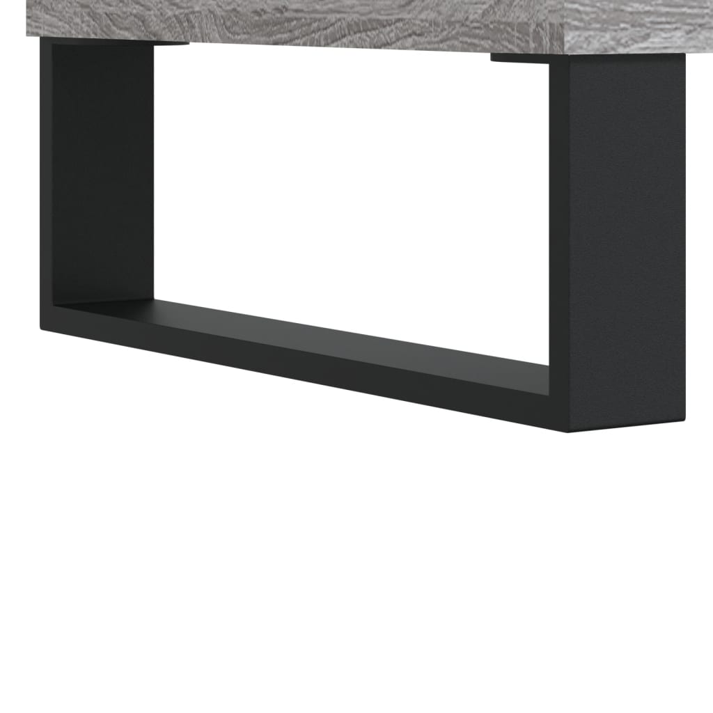 vidaXL Dulap pentru discuri gri sonoma, 121x38x48 cm, lemn prelucrat vidaXL Dulap pentru discuri gri sonoma, 121x38x48 cm, lemn prelucrat