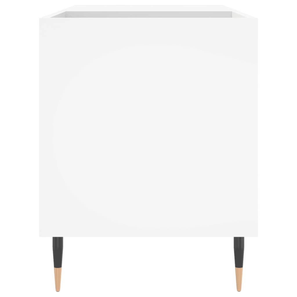 vidaXL Dulap de discuri, alb, 85x38x48 cm, lemn prelucrat