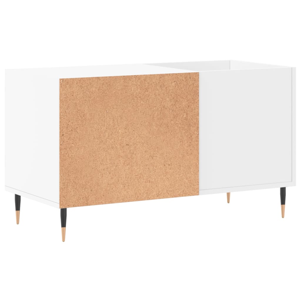 vidaXL Dulap de discuri, alb, 85x38x48 cm, lemn prelucrat
