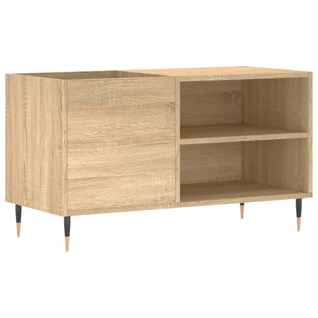 vidaXL Dulap pentru discuri stejar sonoma 85x38x48 cm lemn prelucrat vidaXL Dulap pentru discuri stejar sonoma 85x38x48 cm lemn prelucrat