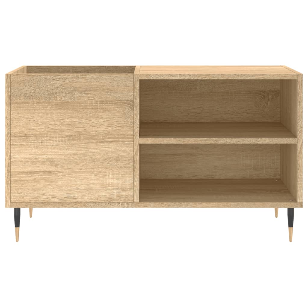 vidaXL Dulap pentru discuri stejar sonoma 85x38x48 cm lemn prelucrat vidaXL Dulap pentru discuri stejar sonoma 85x38x48 cm lemn prelucrat