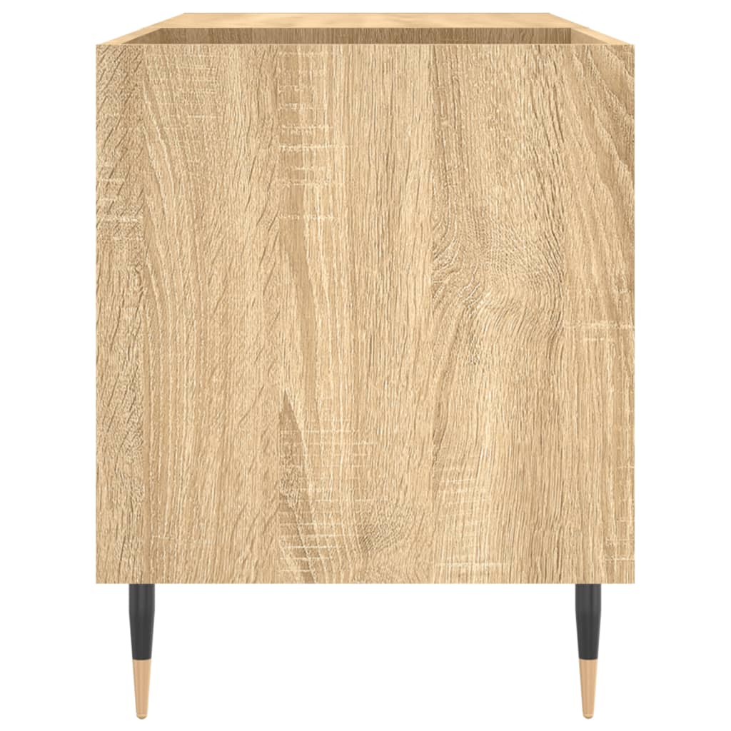 vidaXL Dulap pentru discuri stejar sonoma 85x38x48 cm lemn prelucrat vidaXL Dulap pentru discuri stejar sonoma 85x38x48 cm lemn prelucrat
