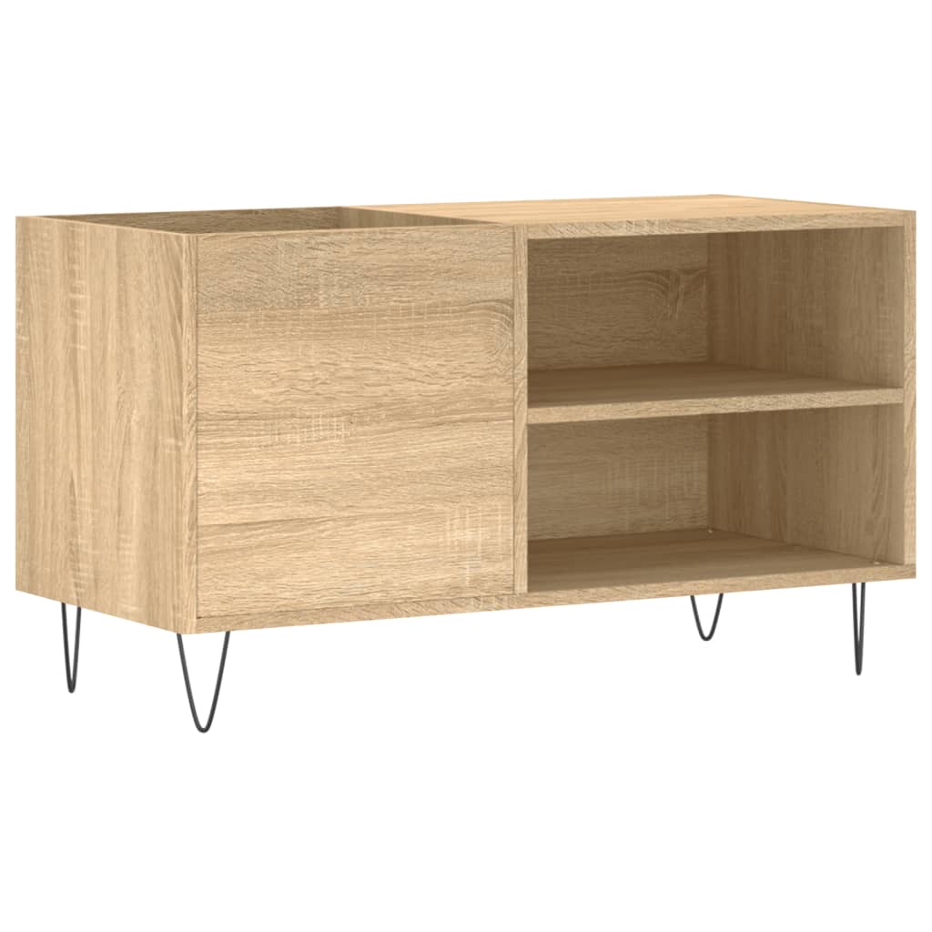 vidaXL Dulap pentru discuri stejar sonoma 85x38x48 cm lemn prelucrat