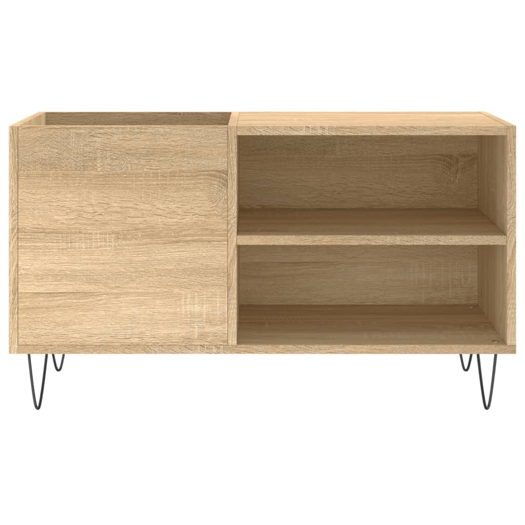 vidaXL Dulap pentru discuri stejar sonoma 85x38x48 cm lemn prelucrat