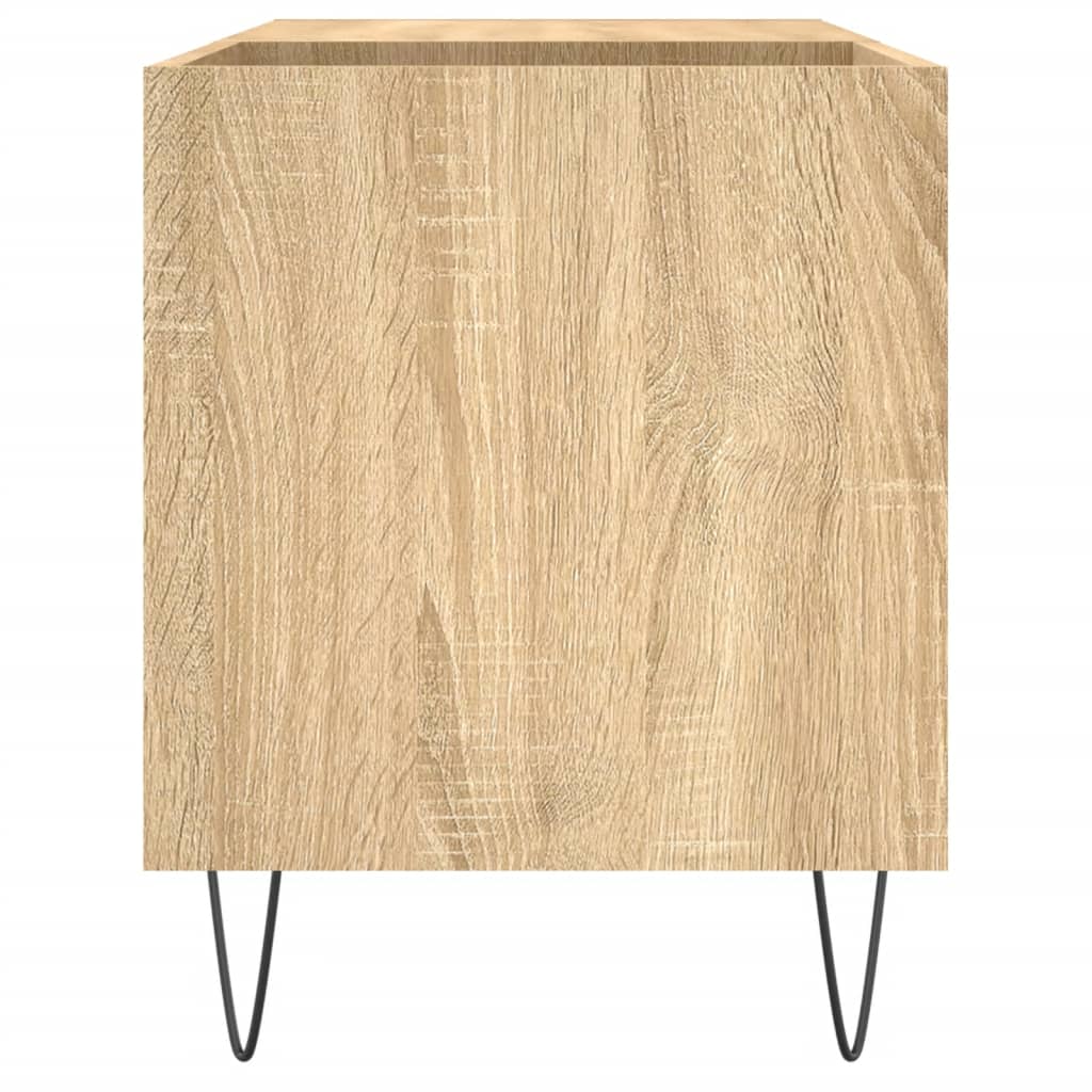 vidaXL Dulap pentru discuri stejar sonoma 85x38x48 cm lemn prelucrat
