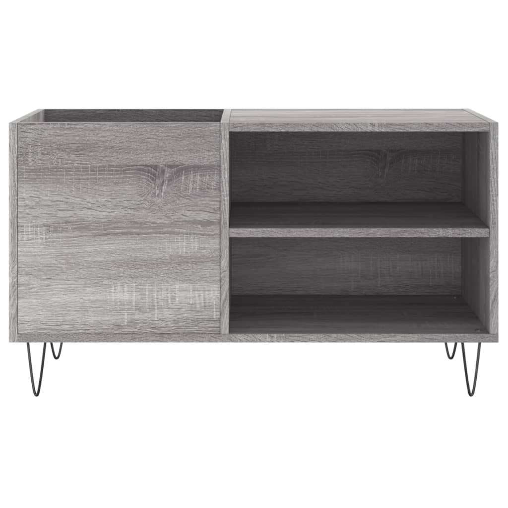 vidaXL Dulap pentru discuri gri sonoma 85x38x48 cm lemn prelucrat vidaXL Dulap pentru discuri gri sonoma 85x38x48 cm lemn prelucrat