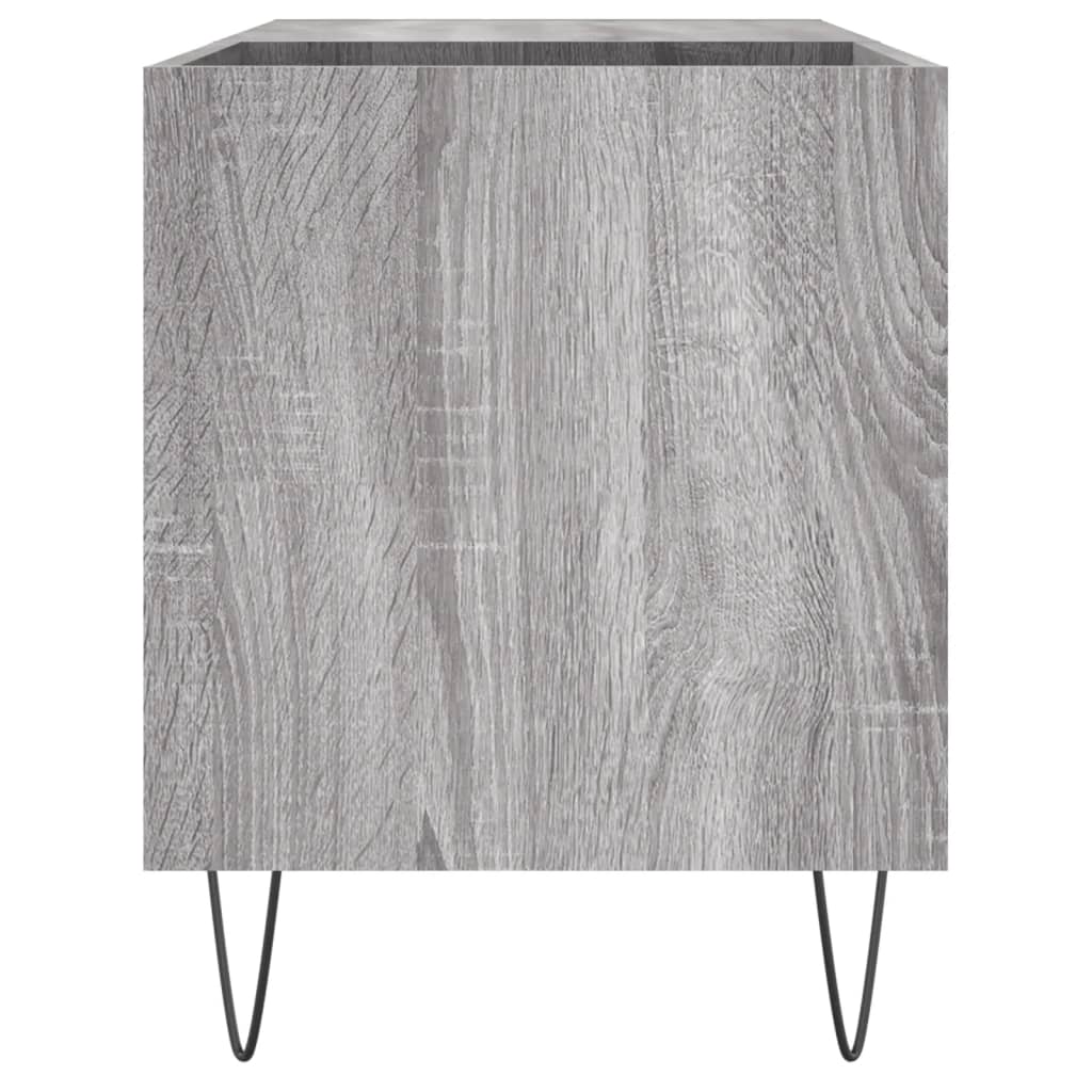 vidaXL Dulap pentru discuri gri sonoma 85x38x48 cm lemn prelucrat vidaXL Dulap pentru discuri gri sonoma 85x38x48 cm lemn prelucrat